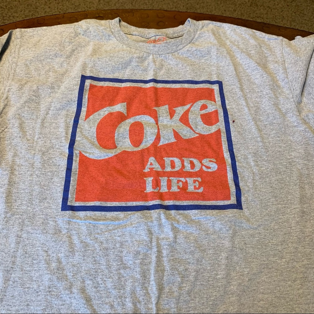 Coca-Cola T-Shirt XL Coke Adds Life Vintage - Picture 2 of 6